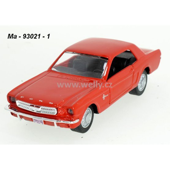 Maisto 1:34-39 Ford Mustang 1965 (red) - code Maisto 21001-93021, pull-back