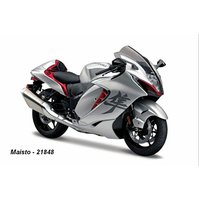 Maisto 1:12 Suzuki Hayabusa 2022 (silver) - code Maisto 21848, model motocyklu
