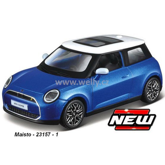 Maisto 1:34-39 Mini Cooper SE (blue) - code Maisto 21001-23157, pull-back
