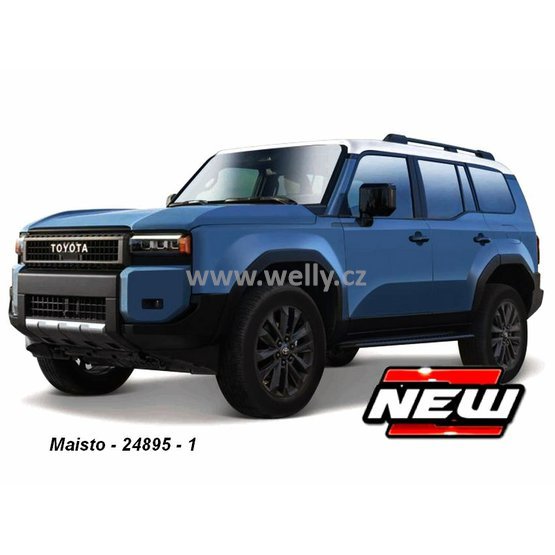 Maisto 1:34-39 Toyota 2024 Land Cruiser (blue) - code Maisto 21001-24895, pull-back