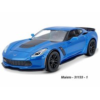 Maisto 1:24 Chevrolet 2015 Covette Z06 (met. blue) - code Maisto 31133, modely aut