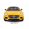 Maisto 1:24 Mercedes AMG-GT (yellow) - code Maisto 31134, modely a