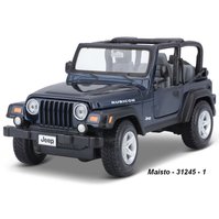 Maisto 1:27 Jeep Wrangler Rubicon (met.blue) - code Maisto 31245, modely aut