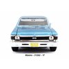 Maisto 1:24 Chevrolet 1970 Nova SS (met. blue) - code Maisto 31262, modely a
