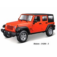 Maisto 1:24 Jeep Wrangler 2015 Unlimited (orange) - code Maisto 31268, modely aut