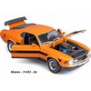 Maisto 1:18 Ford 1970 Mustang Mach 1 (orange) - code Maisto 31453, modely au