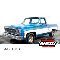 Maisto 1:18 Chevrolet 1974 C10 Cheyenne (blue) - code Maisto 31467, modely aut