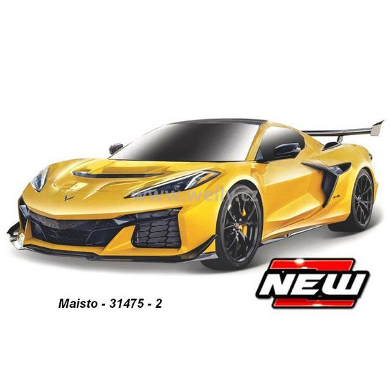 Maisto 1:18 Chevrolet 2025 Corvette ZR1 (met.yellow) - code Maisto 31475, modely aut