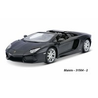 Maisto 1:24 Lamborghini Aventador LP 700-4 Roadster (matt black) - code Maisto 31504, mod