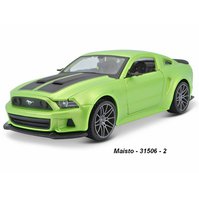 Maisto 1:24 Ford Mustang Street Racer 2014 (green/black) - code Maisto 31506, modely aut