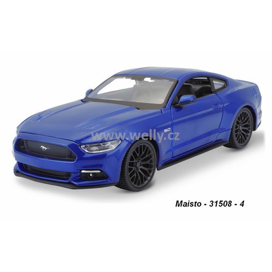 Maisto 1:24 Ford Mustang 2015 (met.blue) - code Maisto 31508, modely aut
