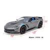 Maisto 1:24 Corvette Grand Sport 2017 (met.grey) - code Maisto 31516, modely au