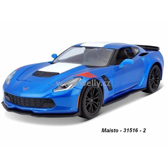 Maisto 1:24 Corvette Grand Sport 2017 (met.blue) - code Maisto 31516, modely aut