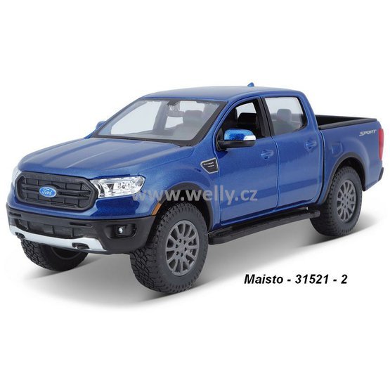 Maisto 1:27 Ford 2019 Ranger (met.blue) - code Maisto 31521, modely aut