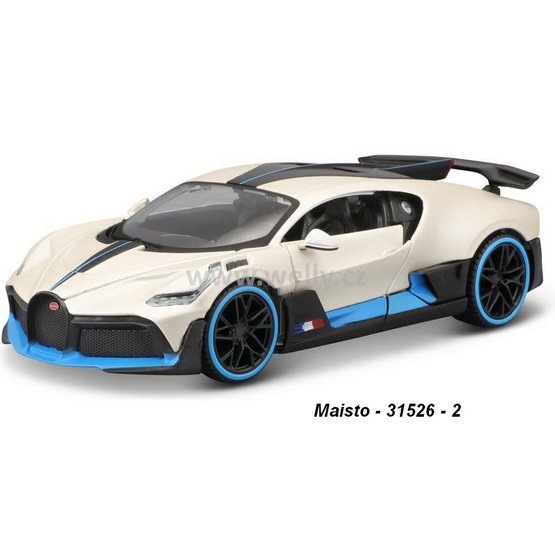 Maisto 1:24 Bugatti Divo (white) - code Maisto 31526, modely a