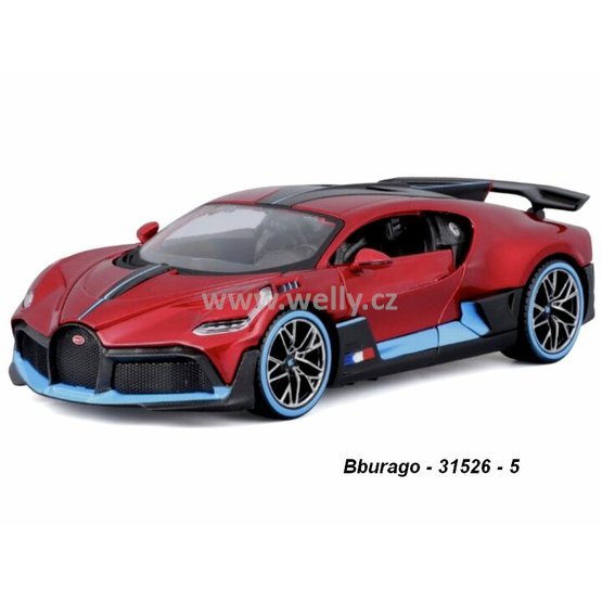 Maisto 1:24 Bugatti Divo 2024 (red) - code Maisto 31526, modely aut