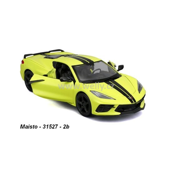 Maisto 1:24 Chevrolet 2020 Corvette Z51 (yellow) - code Maisto 31527, modely aut