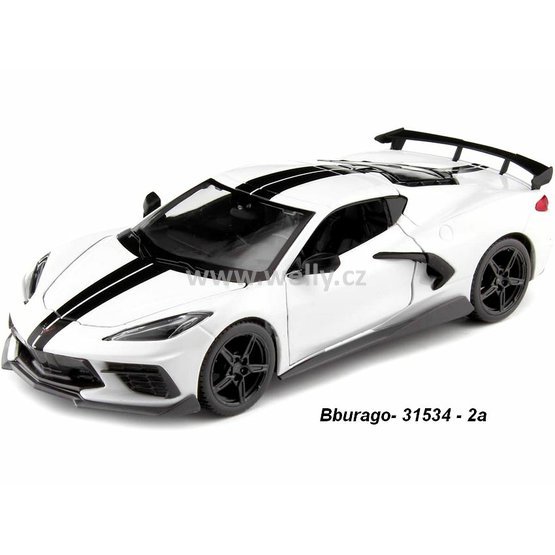 Maisto 1:24 Chevrolet Corvette Stingray coupe 2020 (white) - code Maisto 31534, modely