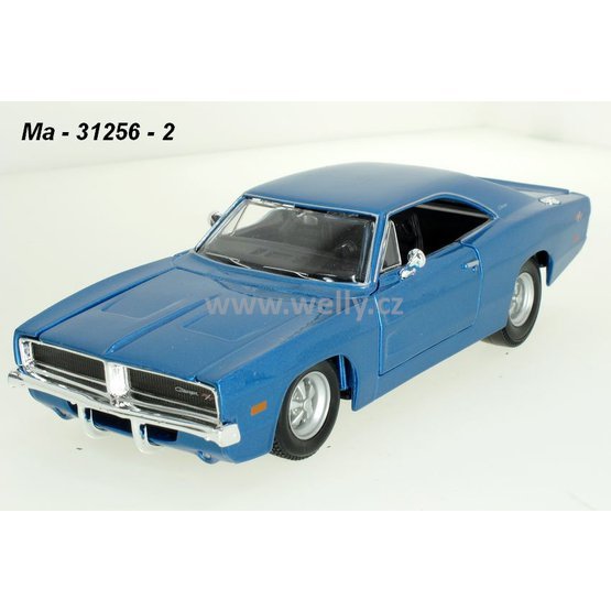 Maisto 1:25 Dodge 1969 Charger R/T (met. blue) - code Maisto 31256, modely aut