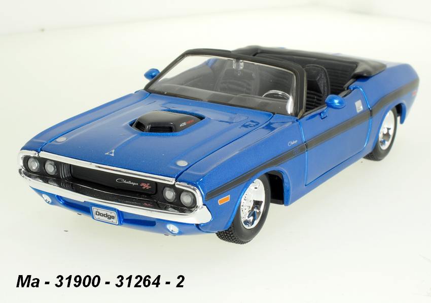  Maisto  1 24 Dodge Charger R T convertible blue code 