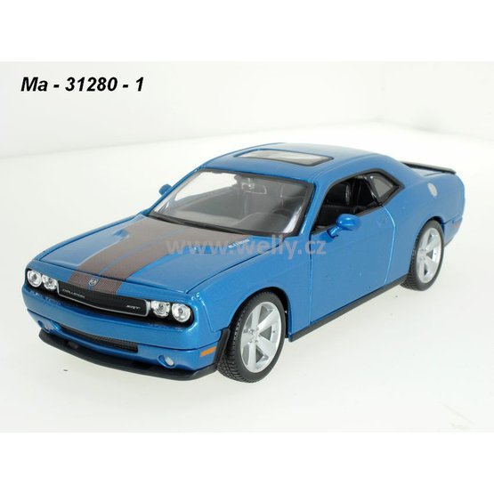 Maisto 1:24 Dodge 2008 Challenger SRT8 (met. blue) - code Maisto 31280, modely aut
