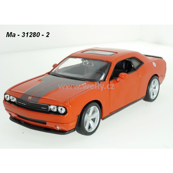 Maisto 1:24 Dodge 2008 Challenger SRT8 (orange) - code Maisto 31280, modely aut