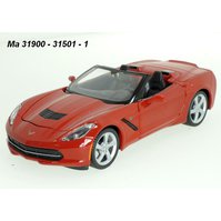 Maisto 1:24 Chevrolet 2014 Corvette C7 (red) - code Maisto 31501, modely aut