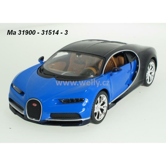 Maisto 1:24 Bugatti Chiron (blue) - code Maisto 31514, modely aut