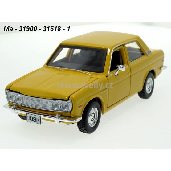 Maisto 1:24 Datsun 510 (1971) (yellow) - code Maisto 31518, modely aut