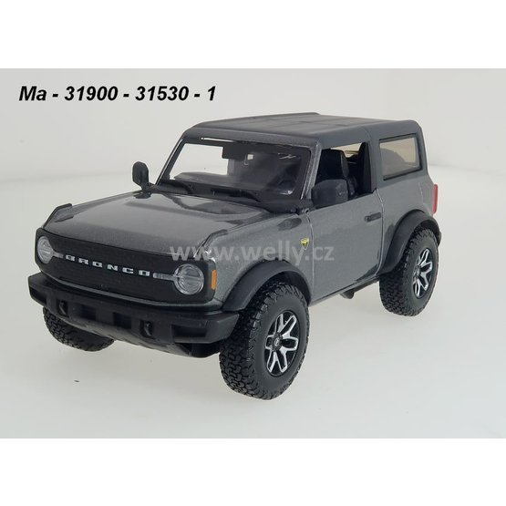 Maisto 1:24 Ford Bronco 2021 Badlands (grey) - code Maisto 31530, modely aut