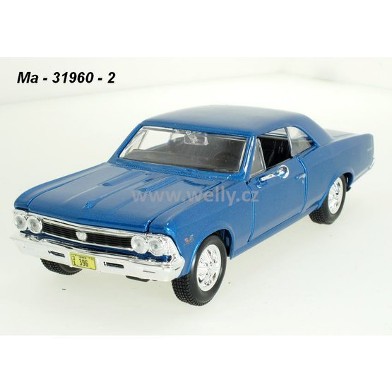 Maisto 1:24 Chevrolet 1966 Chevelle SS 396 (blue) - code Maisto 31960, modely aut