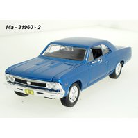 Maisto 1:24 Chevrolet 1966 Chevelle SS 396 (blue) - code Maisto 31960, modely aut