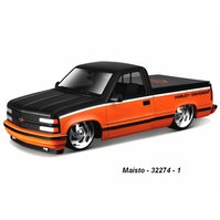 Maisto 1:24 H-D Chevrolet 454 SS Pick-up 1993 (black/orange) code Maisto 32274