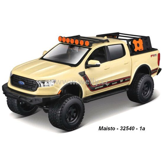 Maisto 1:27 Ford Ranger 2019 (beige) - code Maisto 32540, modely aut
