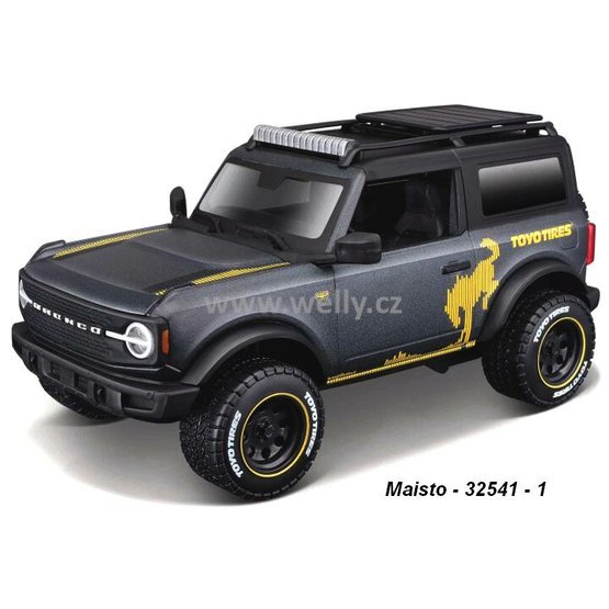 Maisto 1:24 Ford Bronco Wildtrak Off-Road (gray) - code Maisto 32541