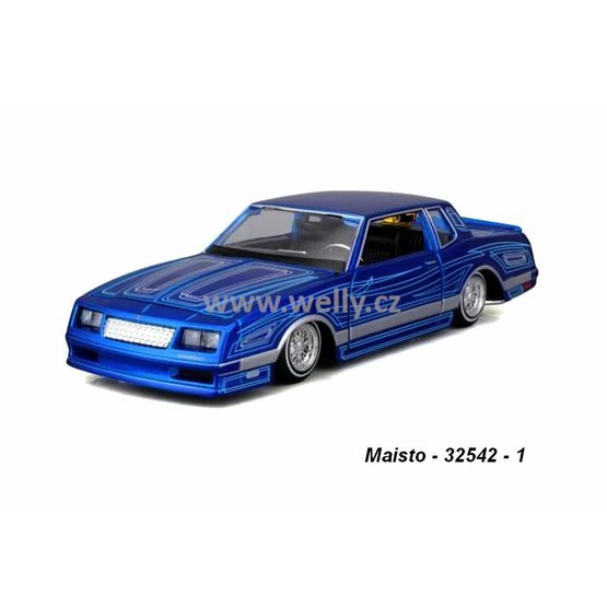 Maisto 1:24 Chevrolet Monte Carlo Lowrider 1986 (blue) - code Maisto 32542, modely au