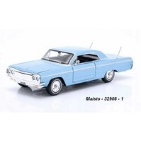 Maisto 1:26 Chevrolet Impala SS 1964 (met.blue) - code Maisto 32908, modely aut