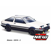 Maisto 1:24 Toyota Sprinter Trueno AE86 (white) - code Maisto 32916, modely aut