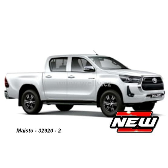 Maisto 1:27 Toyota Hilux (white) - code Maisto 32920, modely aut