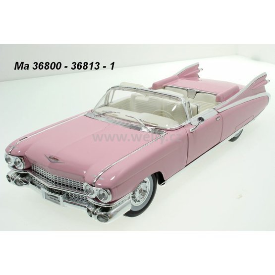 Maisto 1:18 Cadillac 1969 Eldorado Biarritz (pink) - code Maisto 36813, modely aut