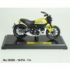 Maisto 1:18 Ducati Scrambler (yellow) - code Maisto 14174, model motocyklu