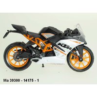 Maisto 1:18 KTM RC 390 (black/white) - code Maisto 14175, model motocyklu