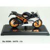 Maisto 1:18 KTM RC 390 (black/white) - code Maisto 14175, model motocyklu