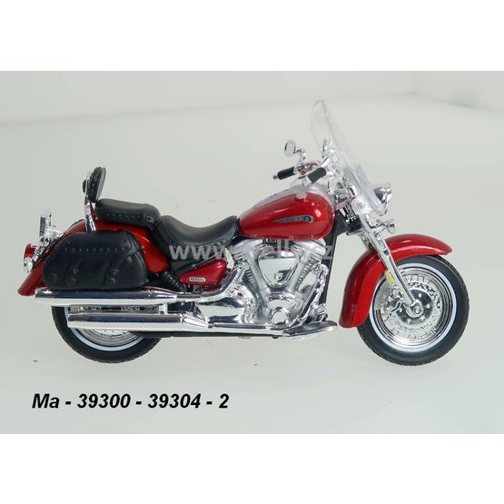 Maisto 1:18 Yamaha Road Star Silverado (red) - code Maisto 39304, model motocyklu
