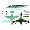 1:48 Su-25UB/UBK "Combat Trainer" - code Mister Craft G-11 "CZ, SK obtisk"