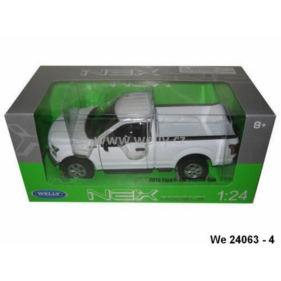 Welly 1:24 Ford 2015 F150 Regular Cab (white) - code Welly 24063, modely aut