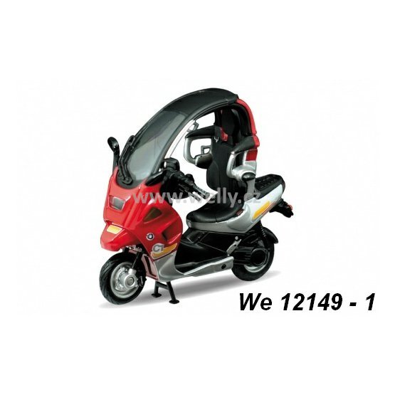 Welly 1:18 BMW C 1 (red) - code Welly 12149, model motocyklu