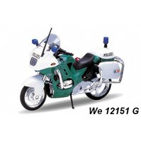 Welly 1:18 MOQ BMW R1100 RT Polizei (green) - code Welly 12151G, model motocyklu