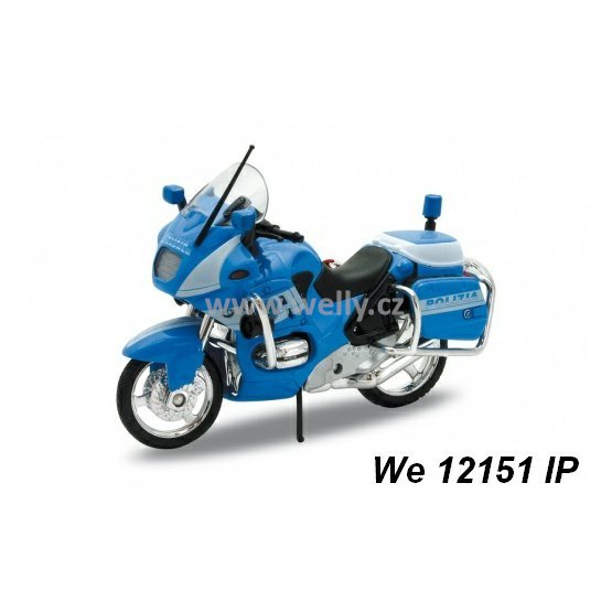 Welly 1:18 BMW R1100 RT Italian Polizia (blue) - code Welly 12151IP, model motocyklu