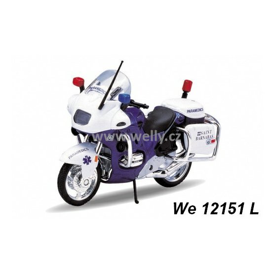 Welly 1:18 BMW R1100 RT Paramedics (blue) - code Welly 12151F, model motocyklu